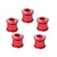thumbnail image 4 of Greeniant 5 uds. Pernos de bicicleta, accesorios de ciclismo para platos y bielas, placa doble, rojo Placa doble,roja 5piezas Greeniant CBP213028, 4 of 5