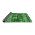 thumbnail image 2 of Ahgly Company Indoor Rectangle Abstract Emerald Green Modern Area Rugs, 5' x 8', 2 of 4