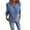 Blue, variant on Sevevn Long Sleeve Tops for Women Fashion Women's Casual Loose Solid Color Blouses And Linen Long Sleeved Turndown Collar Tops Gift for Girls