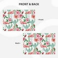 thumbnail image 3 of Placemats Set Of 4 / 6, Flamingo Flower Placemats For Dining Table Indoor/Outdoors Heat Resistant Washable Placemats 18" X 12", 3 of 8