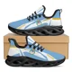 thumbnail image 1 of Zapatos casuales con diseño de bandera argentina, estampado de sol, rama de olivo, emblema nacional de la libertad, zapatillas de malla con cordones, zapatos transpirables para caminar, 1 of 6