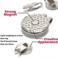 thumbnail image 4 of 2 Pcs Golf Hat Clip Marker Caps Belt Official Alloy Magnetic Golf Accessories Sign Hat Clips Alignment Set, 4 of 4