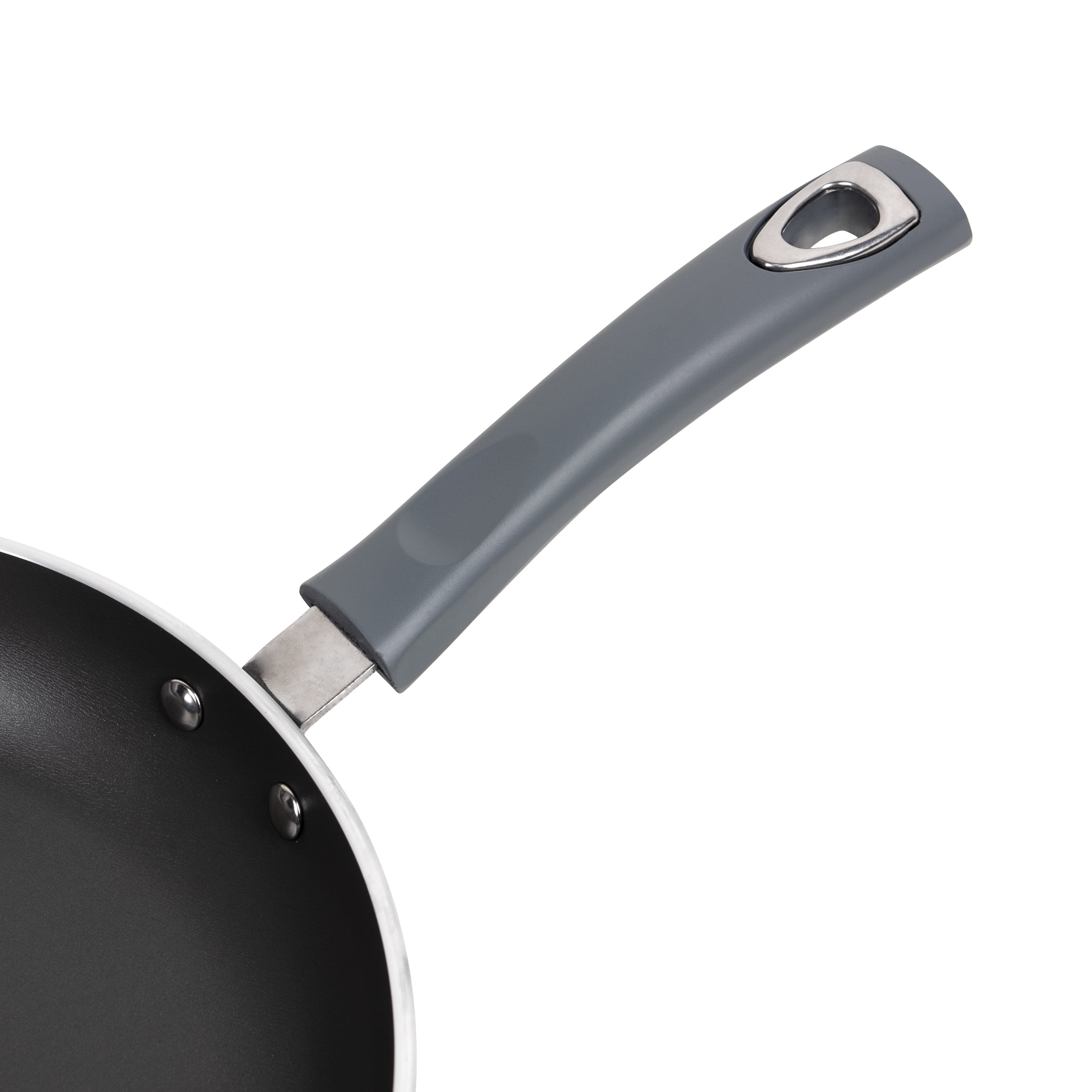 Mainstays 12" Heavyweight Non-Stick Aluminum Skillet, Gray