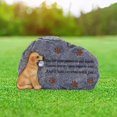 thumbnail image 6 of Pet Memorial Stones for Dogs Headstone Resin Ornament Loss of Dog Gift Pet Tombstone Dog Monument for Outdoor Garden Backyard Style B, 6 of 9