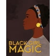 thumbnail image 2 of Allen, Kimberly 15x18 White Modern Wood Framed Museum Art Print Titled - _Black Girl Magic, 2 of 4