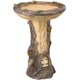 thumbnail image 1 of 2024, Baño de pájaros para jardín, Baño de pájaros con forma de árbol grande de poliresina, Pedestal marrón hecho a mano, regalos para jardín y hogar al aire libre, decoraciones pa, 1 of 4