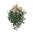thumbnail image 2 of Decoración de guirnalda colgante de gota de agua de oliva falsa | Corona realista de primavera verano | Decoración duradera de ventanas de pared para el hogar | Diseño versátil para sala de estar y, 2 of 6