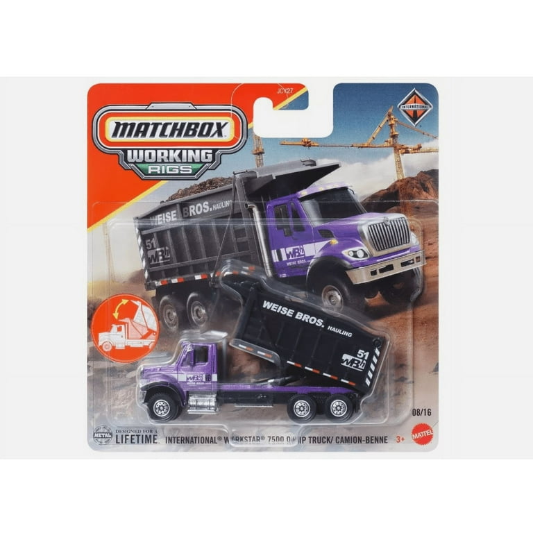 MATCHBOX INTERNATIONAL WORKSTAR DUMP TRUCK WORKING RIGS 2025