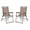 Brown, variant on Yunken Set of 2 Patio Folding Sling Back Camping Deck Chairs, Sturdy Frame and Breathable Fabric, Easy to Set Up for Outdoor Activities and Events