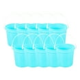 thumbnail image 1 of Glass&Bottle Party Buckets 32oz Transparent Containers With Lids And Handles For Drinks Snacks Pool Summer Events, 1 of 7