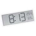 thumbnail image 3 of DOLITY Digital Wall Clock Desktop Clock Multipurpose Large Display Temperature Display Humidity Display for Classroom Office Bedroom White, 3 of 9