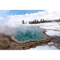 thumbnail image 2 of Frank, Jacob W. 24x17 Black Modern Framed Museum Art Print Titled - Black Pool Steaming, Yellowstone National Park, 2 of 4