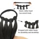 thumbnail image 4 of Extensiones de cola de caballo para mujer, trenzas de boxeo sintéticas, cuerda de pelo de cola de caballo, fibra de alta temperatura, negro, marrón, bricolaje, 4 of 4