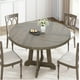 thumbnail image 5 of ChaoLink Mesa redonda grande de madera de 47 pulgadas, mesa circular moderna para cocina para 4-6 personas, mesa casual para comedor y café, 5 of 7