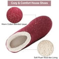 thumbnail image 4 of RockDove Women's Madison Bootie Slipper, Red, Size 10, 4 of 6