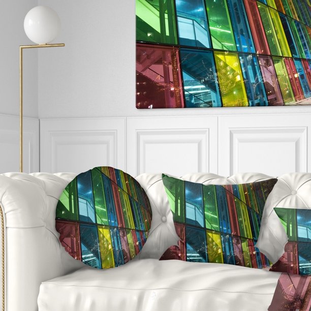 Design Art Designart Palais Des Congress De Montreal Modern Throw Pillow Walmart Com Walmart Com