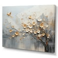 thumbnail image 2 of Designart Abstract Shapes Oversized Wall art decor, Abstract Shapes Wall Art, Vision Of Japanese Trees In Beige And Gold , Beige Canvas wall art, 20x12 inches, 2 of 5