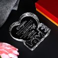 thumbnail image 5 of Customized Birthday Gift For Daughter From Mom, Engraved Heart Crystal Home Décor Plaque Christmas Weeding Gift For Daughter（TO MY Daughter）, 5 of 5