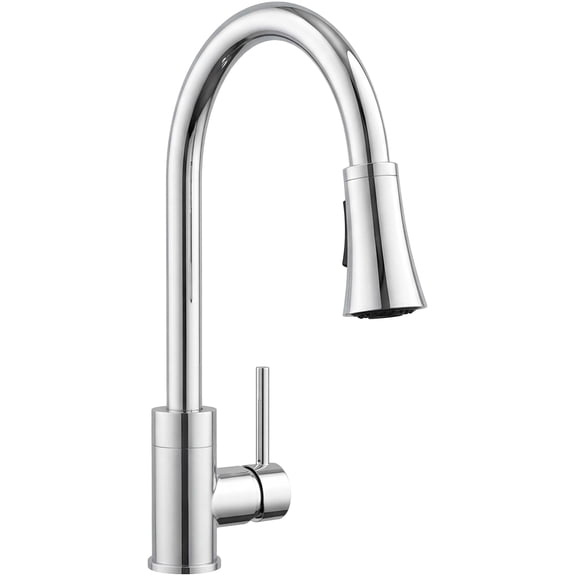 Proflo PFXC7017CP Orvis 1.5 GPM Single Hole Pull Down Kitchen Faucet - Chrome