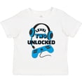 thumbnail image 3 of Inktastic Level Two Unlocked Blue Video Game Second Birthday Boys or Girls Toddler T-Shirt, 3 of 5