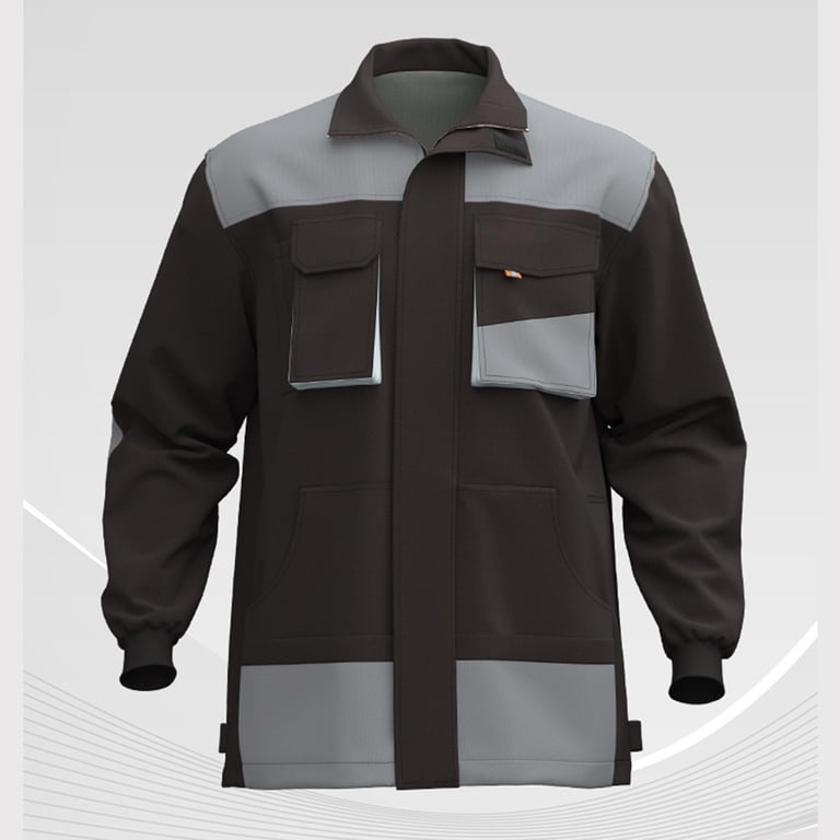 OHMZYZO Work Jacket for Men Water Resistant Workwear Reinforced