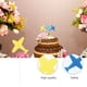 thumbnail image 2 of EeaseMX 45 adornos para tartas de cumpleaños con forma de avión, palillos para cupcakes, decoración para tartas, 2 of 8