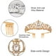 thumbnail image 3 of Dinheiro Tiara Coronas para Mujeres Niñas Elegante Princesa Corona Tiaras para Mujeres Nupcial Boda Fiesta Cumpleaños Halloween Disfraces de Navidad Accesorios para el Cabello para Mujeres Niñas, 3 of 5