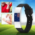 thumbnail image 3 of Men Silicone Wristband Bracelet Bangle With Nation Flags Pattern For Soccer Fans (Australia), 3 of 14