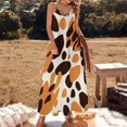 thumbnail image 2 of Leopard Print Pattern Sleeveless Dress Women's Luxury Party Dress Birthday Dresses for Women, 2 of 7