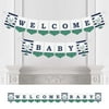 Par-Tee Time - Golf - Baby Shower Bunting Banner - Golf Party Decorations - Welcome Baby