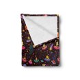 thumbnail image 2 of Space Soft Flannel Fleece Blanket, Cosmos Design with Shooting Stars and Colorful Polka Dots Alien Spacecrafts Cartoon, Cozy Plush for Indoor and Outdoor Use, 60" x 80", Multicolor, by Ambesonne, 2 of 5