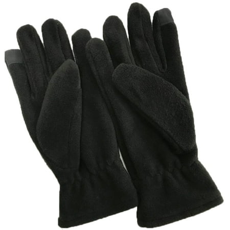 CT8611, Ladies Premium Touchscreen Fleece Glove, Black (One Size Fits