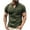 Army Green, variant on VgaVtl Men's Short Sleeve Polo Shirt Turn Down Collar Tee Shirts for Men Solid Color Relaxed Fit Casual Button Shirts,Green L