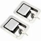 thumbnail image 1 of Hardware 2 Pack Stainless Steel Paddle Spring Latch with Lock and Key - Single Flush Mount Handle for RV Door Trailer,, 1 of 5