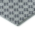 thumbnail image 4 of Addison Rugs Mayfield Washable Transitional Modern Squares Navy Rectangle Rug, 3' x 5', 4 of 6