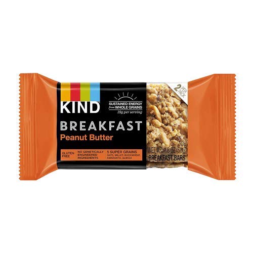 Kind Breakfast Bars Variety 6 Flavors, Dark Chocolate, Blueberry Almond, Honey Oat, Peanut Butter, Almond Butter,Peanut Butter Dark Chocolate 12 Pack