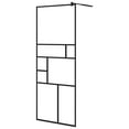 thumbnail image 2 of vidaXL Walk-in Shower Enclosure Bathroom Wall Panel Shower Screen ESG Glass, 2 of 50