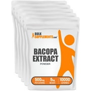 BulkSupplements Bacopa Extract Powder - 500mg per Serving - 5 Kilograms (11 lbs) - 10000 Servings