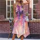 thumbnail image 4 of Ladies Summer Tops Impreso sin Mangas Cuello Redondo Vestido Casual para Uso Diario Y Casual, 4 of 8