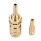 thumbnail image 1 of M6 Gas & Water Quick Connector for MIG TIG Welder Torch Fitting For Welding Torch Gold, 1 of 3