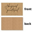 thumbnail image 3 of 360 Pcs Exquisite Kraft Paper Thank You Cards ,for Small Business Appreciation Card Gift Decoration Cards, 3 of 7