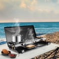 thumbnail image 2 of ChicHomey  Portable Foldable 3-Burner Camping Stove,Tabletop 3-in-1 Gas Camping Stove,1.5kW Per Burner,for Outdoor Cooking, Barbecues, Campgrounds, 2 of 12