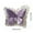 B-Purple-45x40CM/17.71x15.74IN, variant on Butterfly Throw Pillow - Velvet Butterfly Shaped Decorative Cushion, Cute Lumbar Support Pillow for Home Office Sofa Bed Chairs or Car Seat Decor