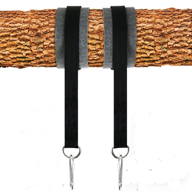 Correas colgantes de árbol para exteriores, perno oscilante a presión, ojo cuadrado, eslinga para exteriores, correas eróticas prácticas para hamaca, 2 uds.