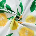 thumbnail image 2 of Yellow Lemon Fabric Tablecloth Bright Flowering Lemons Print Rectangle Table Cloth Stain Resistant Waterproof Wipeable Table Cover for Kitchen Dining Room Picnic Party Banquet,60x84 Inches, 2 of 5