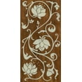 thumbnail image 2 of Vess, June Erica 11x18 White Modern Wood Framed Museum Art Print Titled - Faux Bois Floral I, 2 of 4