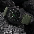 thumbnail image 4 of HOARBOEG Mens Date Acier Inoxydable Sport Militaire Analogique Montre-Bracelet à Quartz, 4 of 5