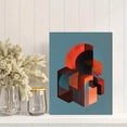 thumbnail image 2 of Geometric Abstract Canvas Print, Wall Art for Living Room, Bedroom, Office, Hallway, Entryway, Dining Room, Modern Home, 2 of 8