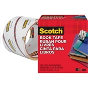 Scotch® 845 Book Tape, 3 x 540, Clear