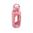 thumbnail image 1 of cilindro de vidrio con manga de silicón/Capacidad de 800ml rosa 8.8 x 23, 1 of 2